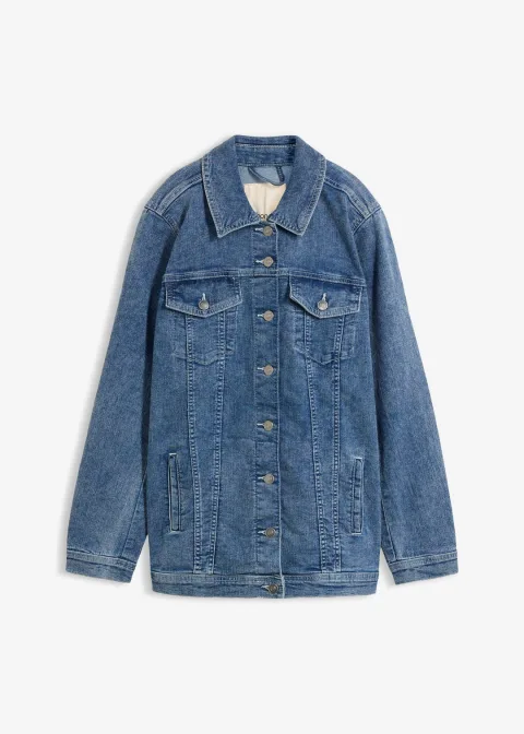Veste en jean extensible, coupe boyfriend