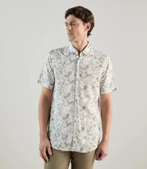 IZAC - Chemise fantaisie kaki
