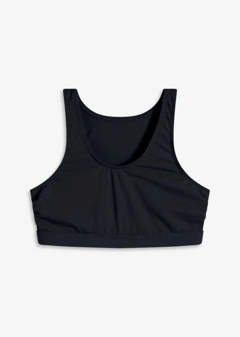 Haut de maillot brassière à bande sous-poitrine réglable