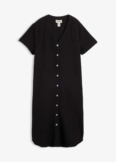Robe chemise en gaze de coton douce