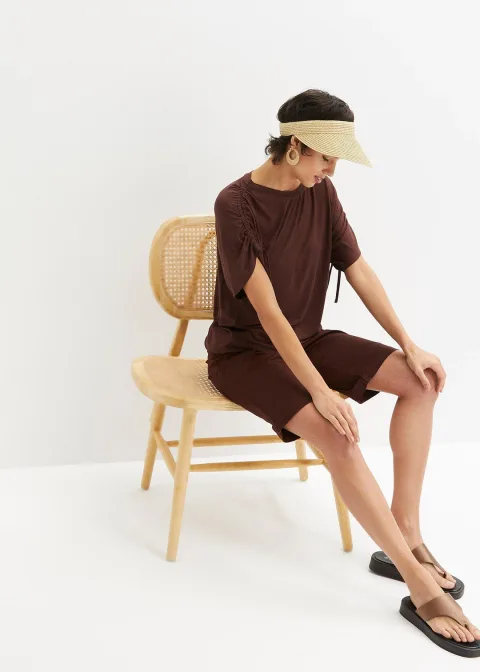 T-shirt en viscose fluide