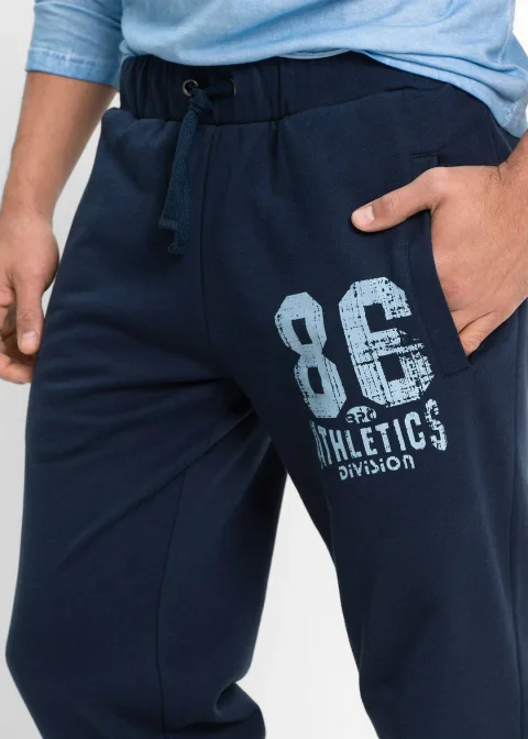 Pantalon de jogging avec détails sportifs, 100% coton