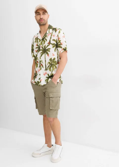 Chemise manches courtes en viscose, loose