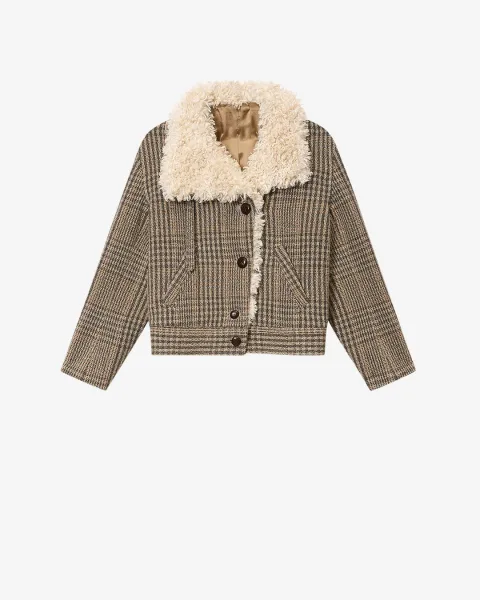 Manteau Fadia - Femme - Beige - Taille 42 - Marant Étoile