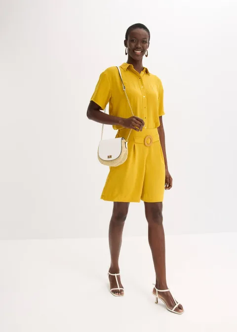 Short à taille élastiquée