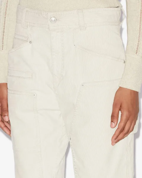 Pantalon Lois - Femme - Écru - Taille 42 - Marant Étoile
