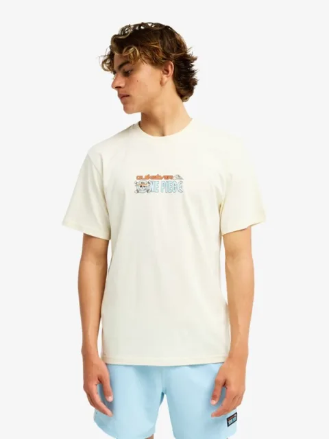 One Piece Pirates Island - T-Shirt à manches courtes pour Homme Bleu