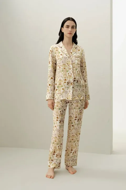 LILYSILK Ensemble De Pyjama En Soie Capricorne Soie Charmeuse Capricorne M