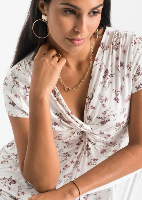 T-shirt en viscose extensible