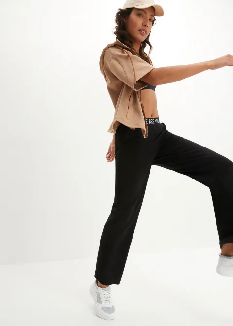 Pantalon de sport avec taille élastiquée
