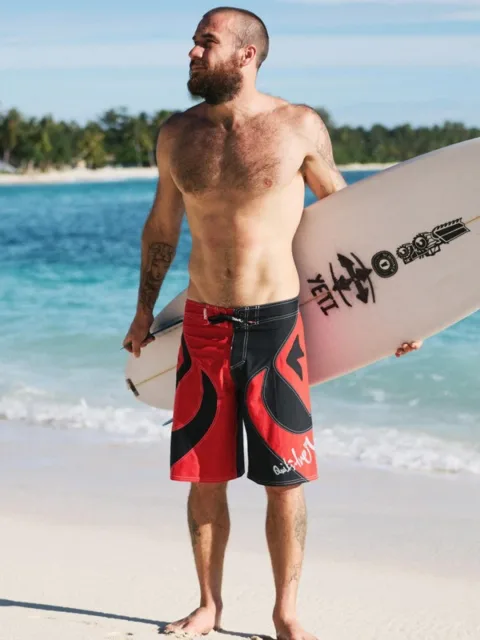 YG Surfsilk Interceptor 21" - Boardshort pour Homme Rouge