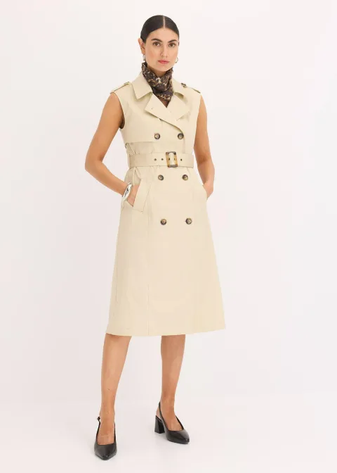 Robe trench avec ceinture (ens. 2 pces)