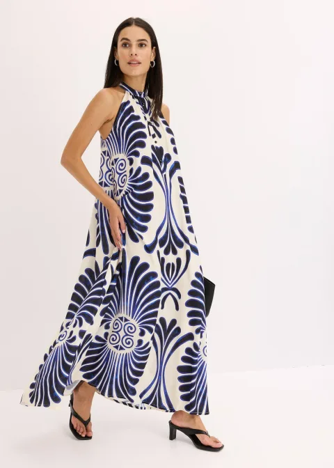 Robe longue et ample en viscose fluide