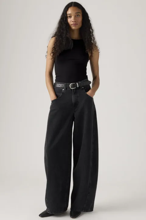 Levi's Jean Super Baggy Barrel - Femme - Noir / Open Mind - 29X32