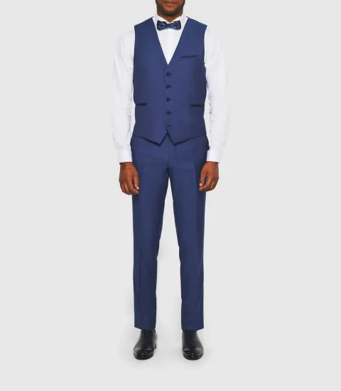 IZAC - Gilet de costume bleu marine ''Jfougue''