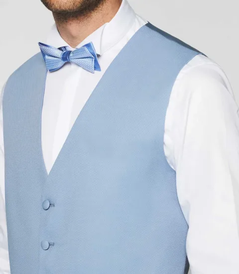 IZAC - Gilet de costume bleu ciel JOLIE