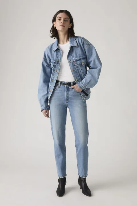 Levi's Jean Coupe Courte 501 - Femme - Noir / Black Sprout - 34X28
