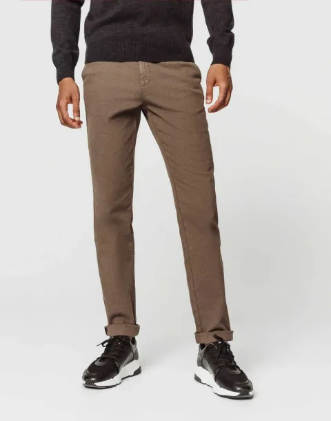 IZAC - Chino slim beige foncé