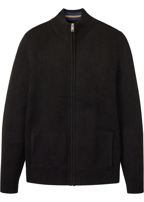 Gilet zippé en fine maille