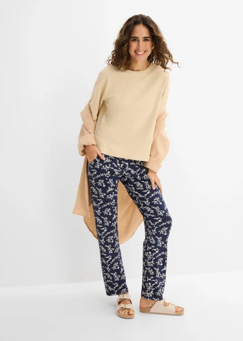 Pantalon en jersey viscose