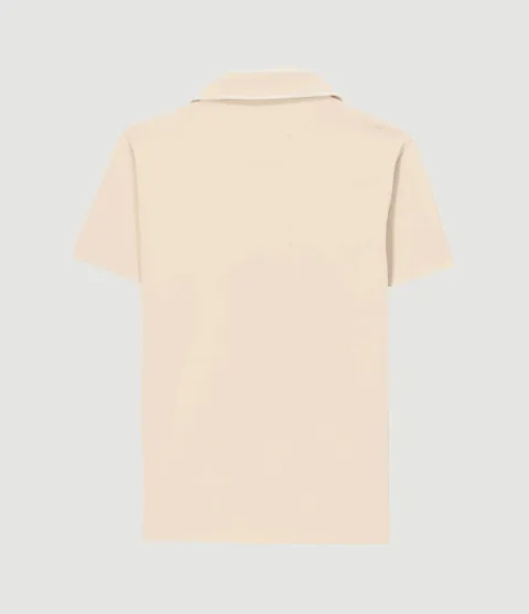 IZAC - Chemise manches courtes en jersey beige KAMI2