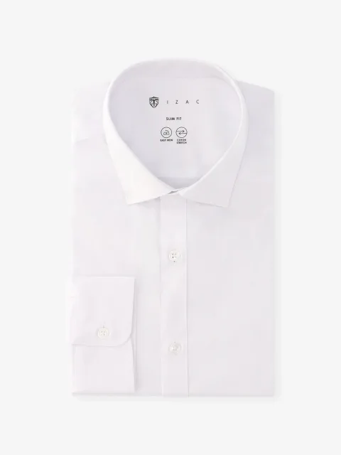 IZAC - Chemise ville en coton blanche