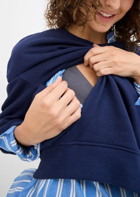 Sweat-shirt de grossesse et d'allaitement