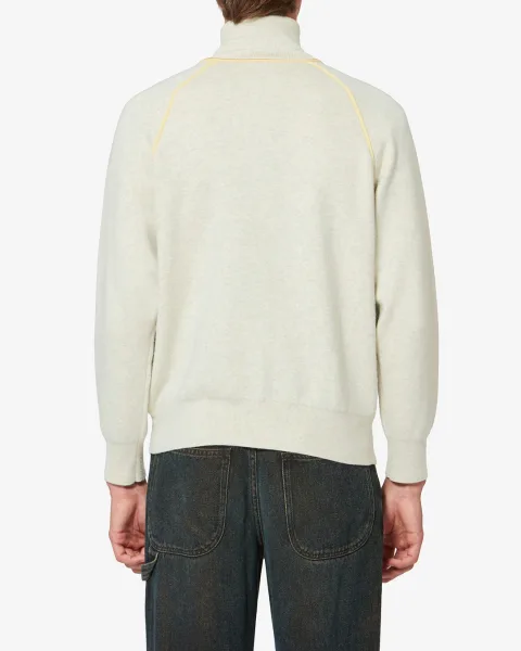 Cardigan Sergio - Homme - Gris Clair-jaune Clair - Taille XL