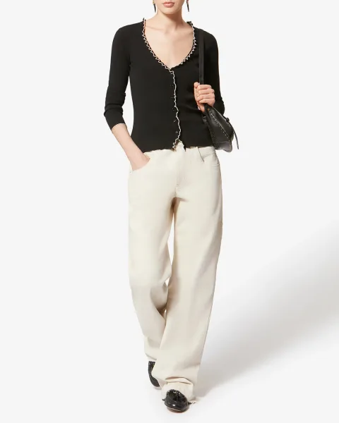 Cardigan Izae - Femme - Écru - Taille 42