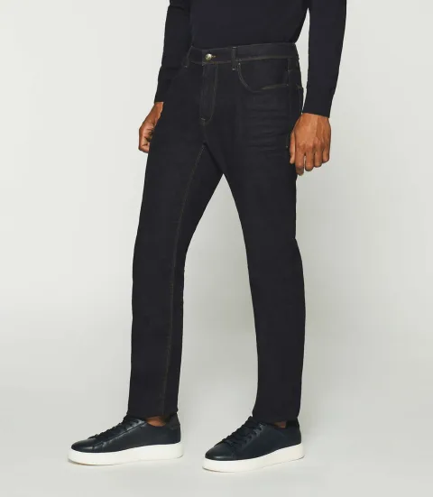 IZAC - Jean hydroless straight denim brut