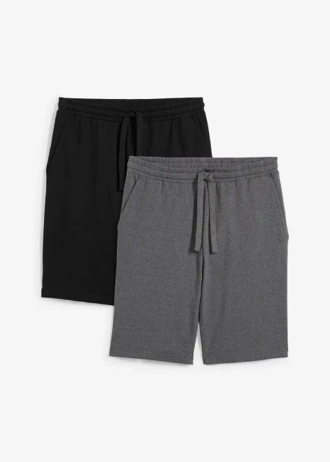Lot de 2 bermudas sweat