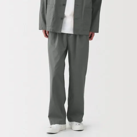 Pantalon à pinces en coton bio Cool Touch pour homme