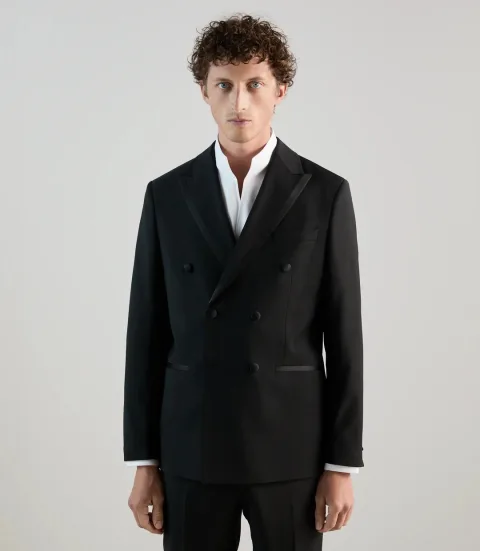 IZAC - Costume croisé noir