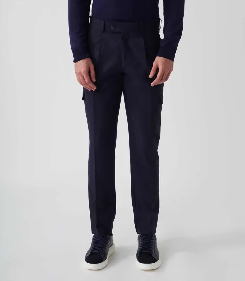 IZAC - Pantalon ville marine ''Gvelouto''