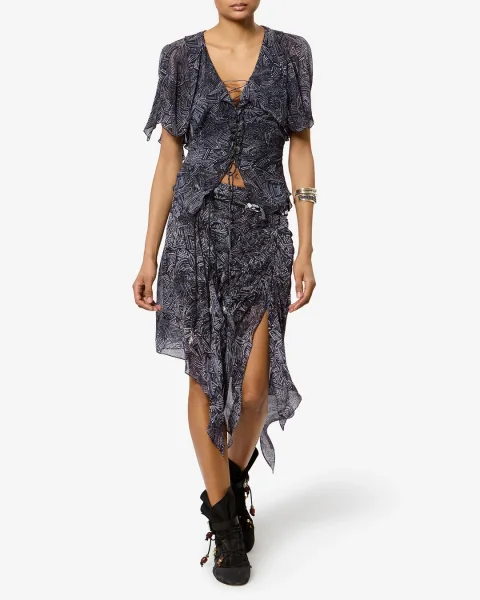 Jupe Taylora - Femme - Bleu Nuit - Taille 42