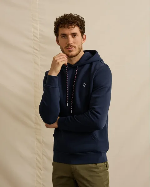 Sweat à capuche bleu - DIRAC
