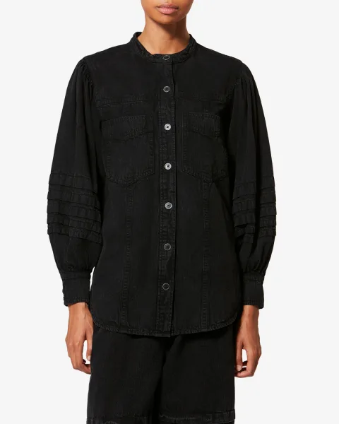 Chemise Mileda - Femme - Noir Délavé - Taille 42 - Marant Étoile