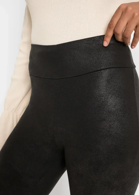 Legging thermique enduit