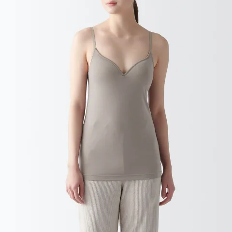 Débardeur avec maintien en lyocell mélangé femme.
