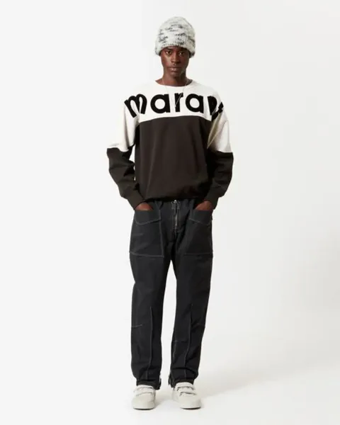 Sweatshirt Marant Howley - Homme - Noir Délavé - Taille XL