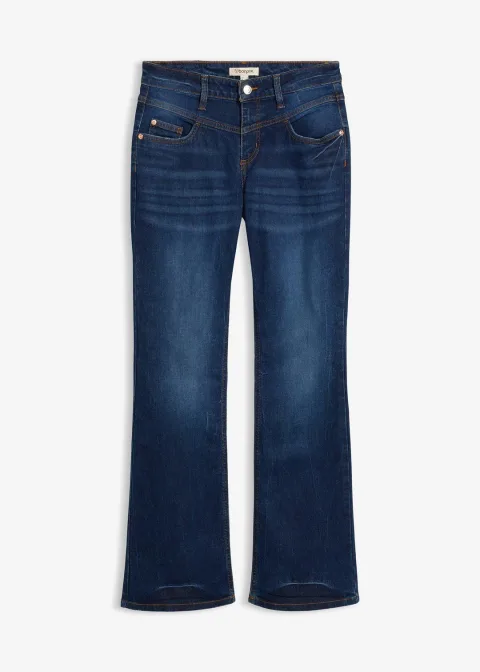 Jean bootcut taille mi-haute, extensible