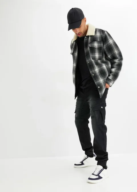 Jean jogger droit avec poches cargo, regular