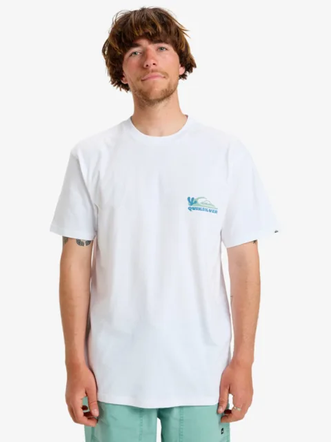 Ev Everyday Paradise - T-shirt manches courtes sérigraphié pour homme Blanc