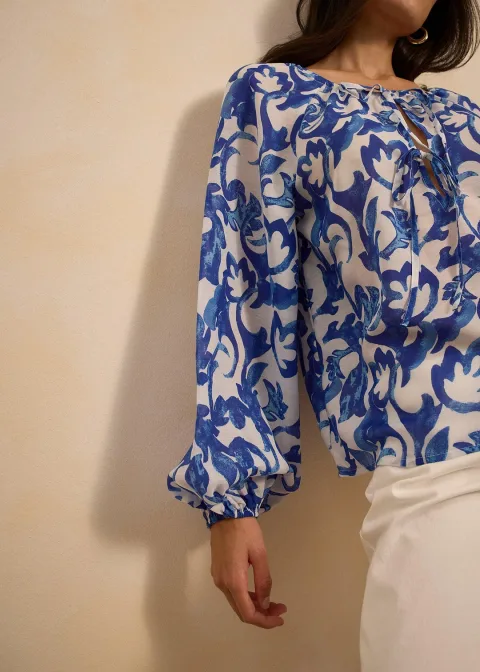 Blouse-tunique imprimée