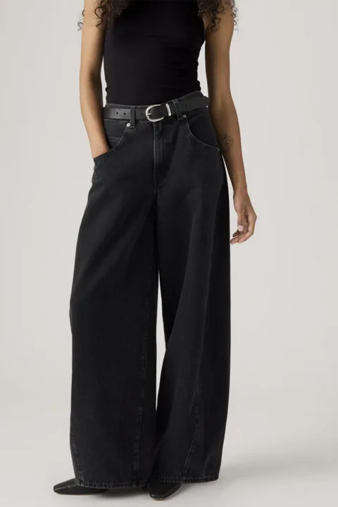 Levi's Jean Super Baggy Barrel - Femme - Noir / Open Mind - 29X32