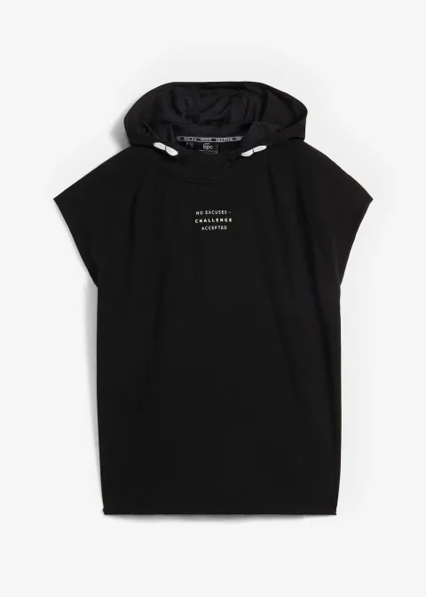 T-shirt de sport avec capuche
