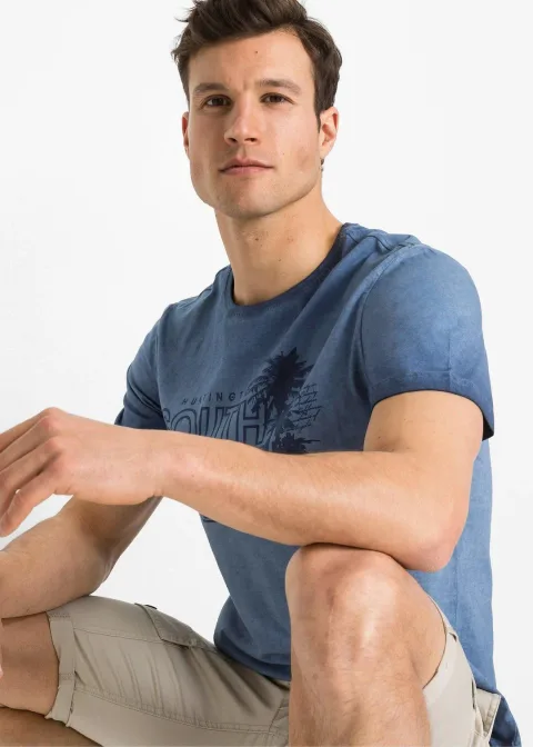 T-shirt aspect délavé 100% coton
