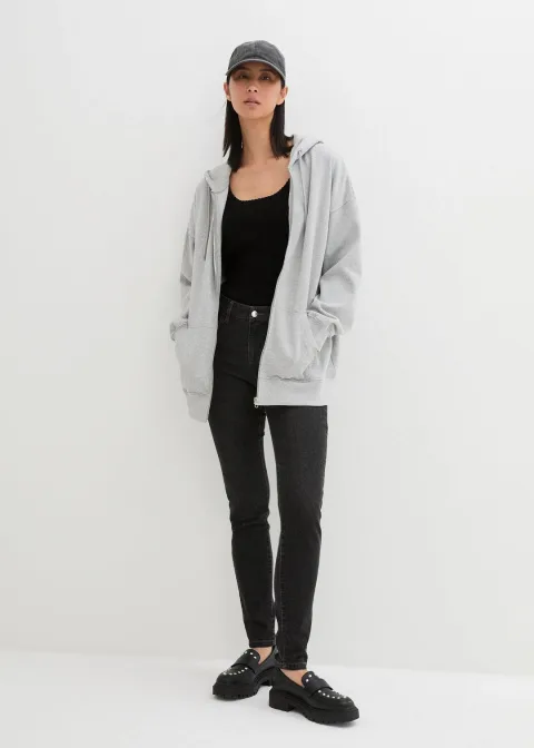 Sweat zippé à capuche