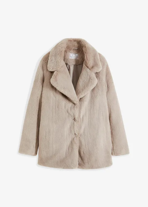 Manteau en peluche