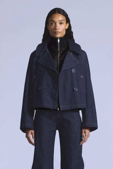 Levi's Caban Mariner - Femme - Bleu / Rinse - XS